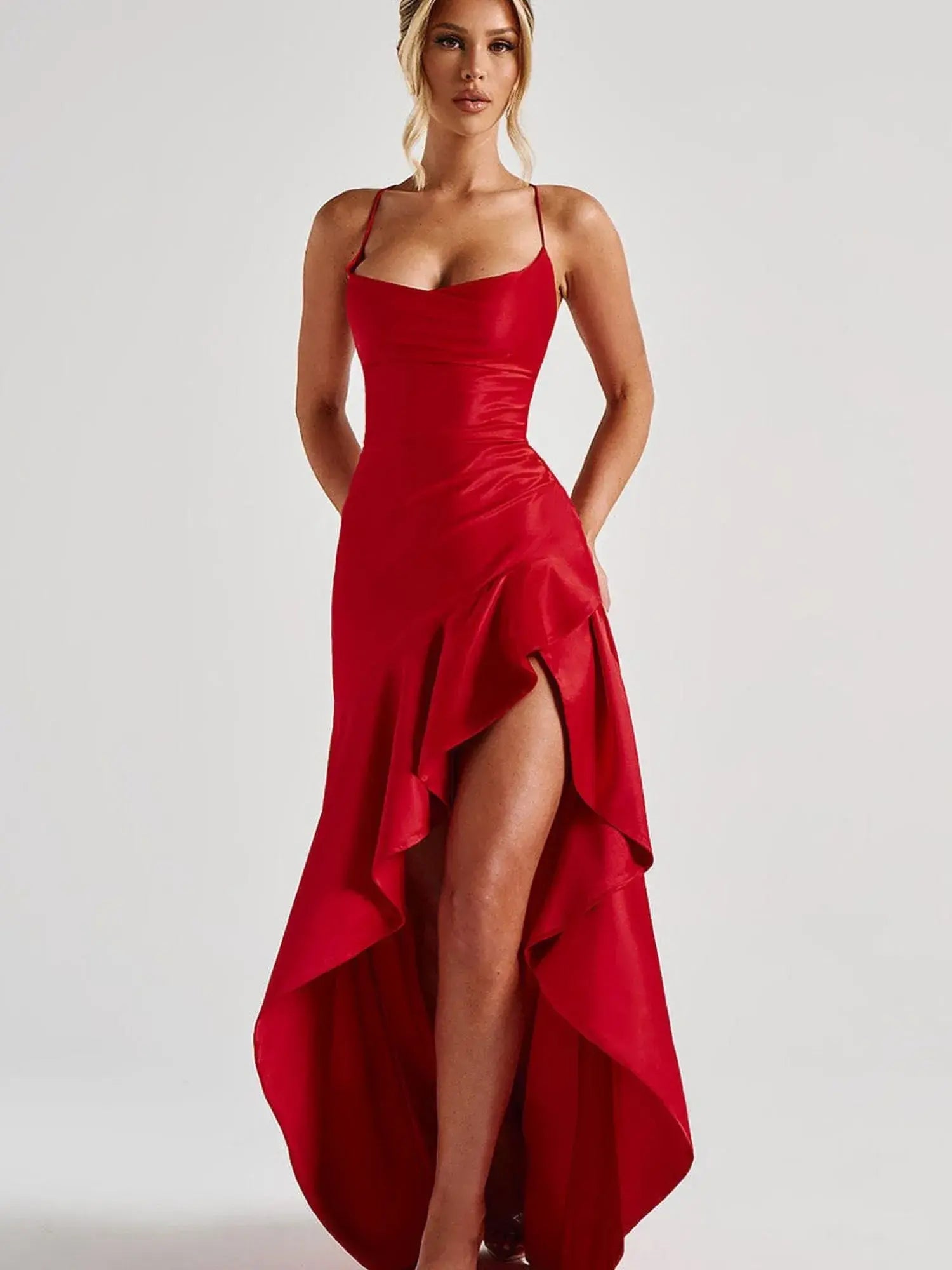 Fiona™ Backless Ruffled Dress