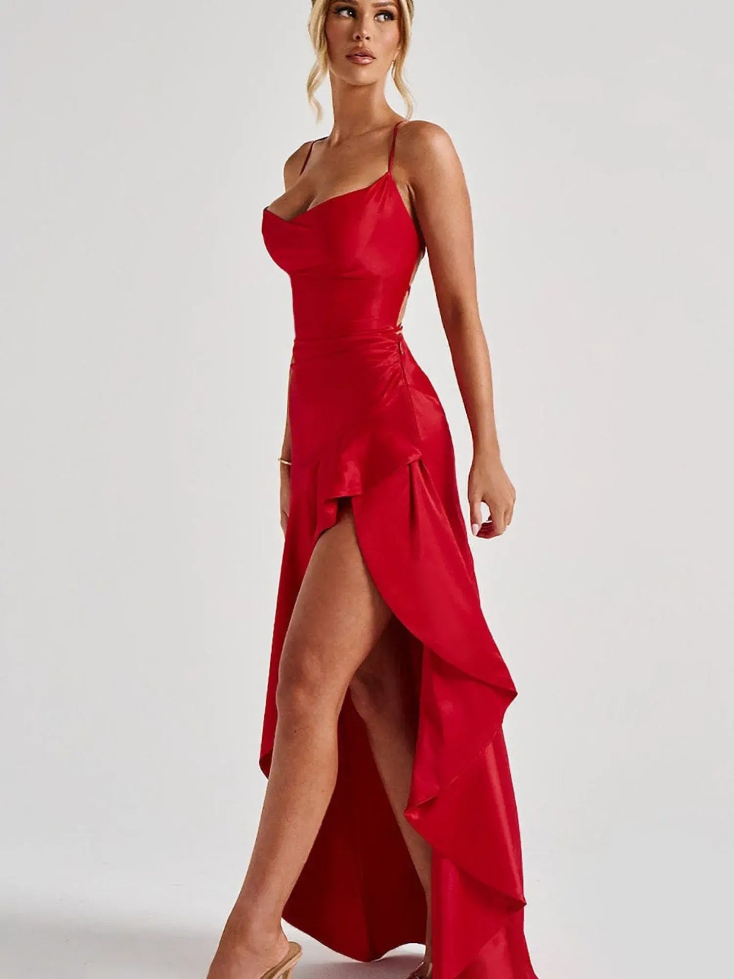 Fiona™ Backless Ruffled Dress