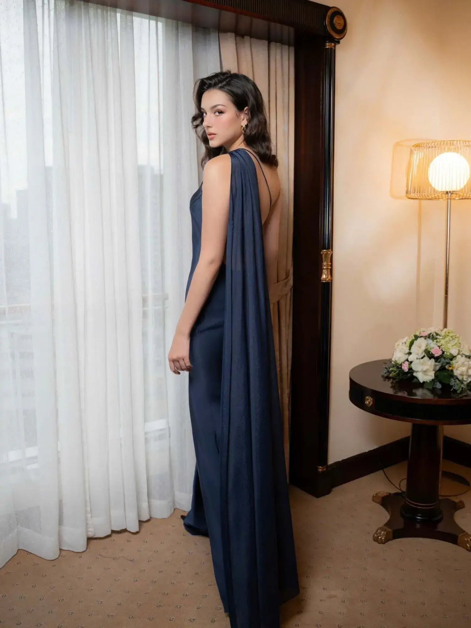 Florence – High-End Satin Fishtail Dress