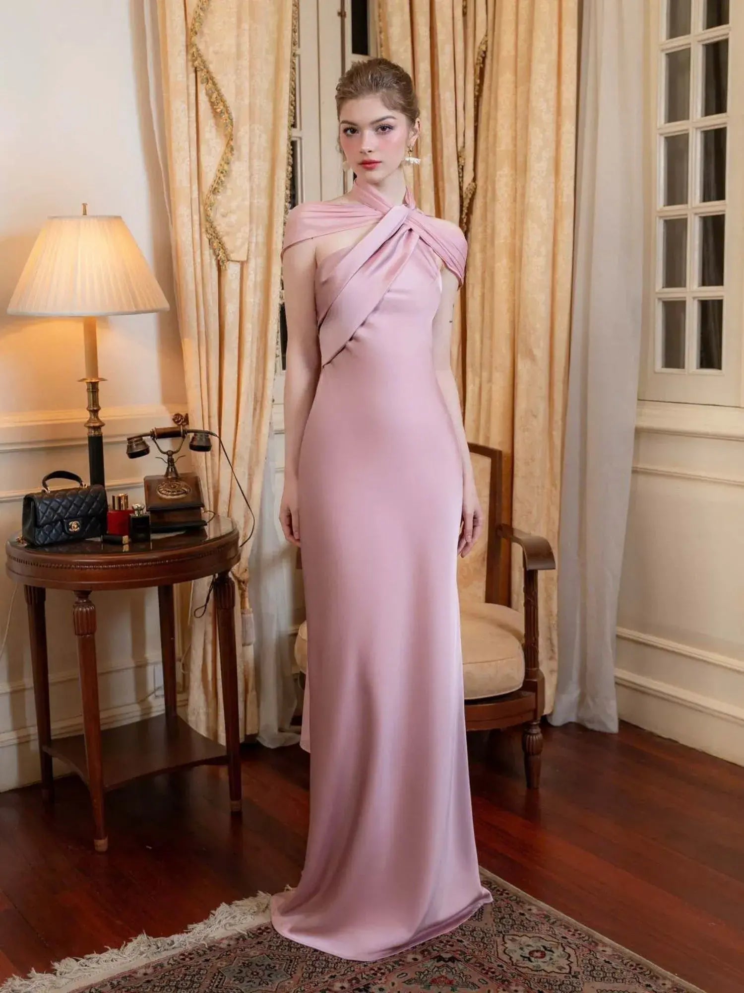 Florence – High-End Satin Fishtail Dress