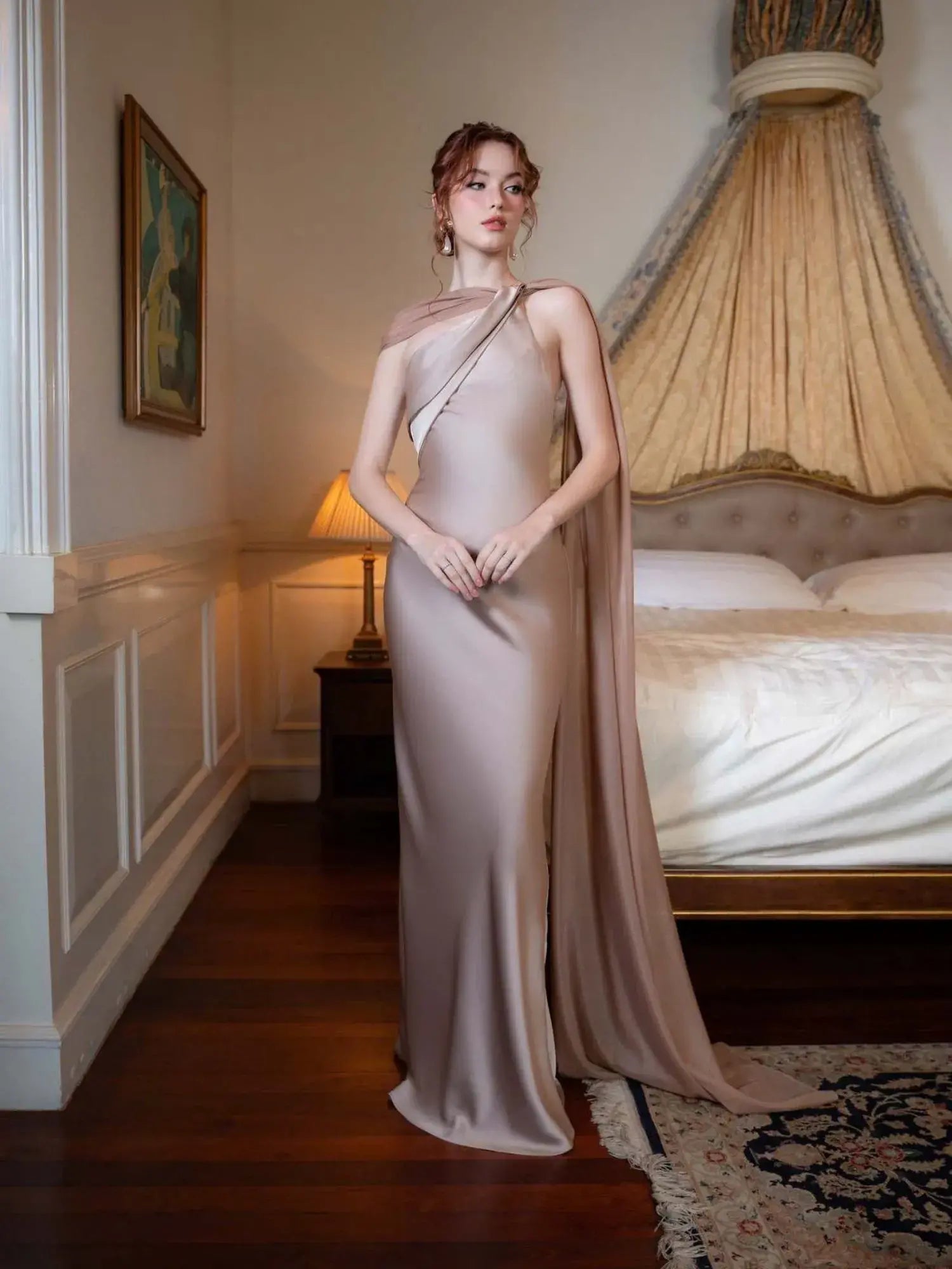 Florence – High-End Satin Fishtail Dress