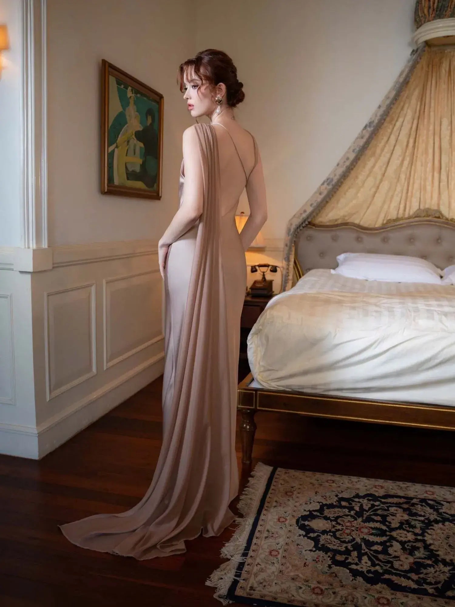Florence – High-End Satin Fishtail Dress