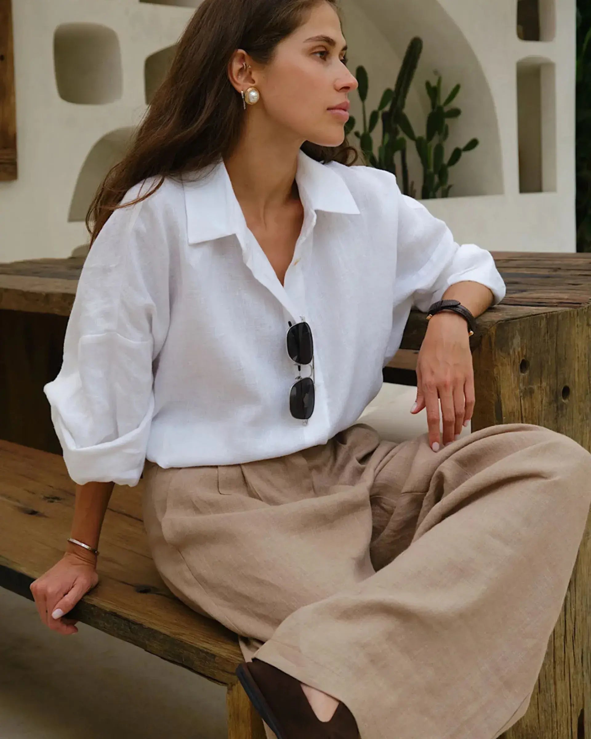 Lazy Loos Plain Women Shirt