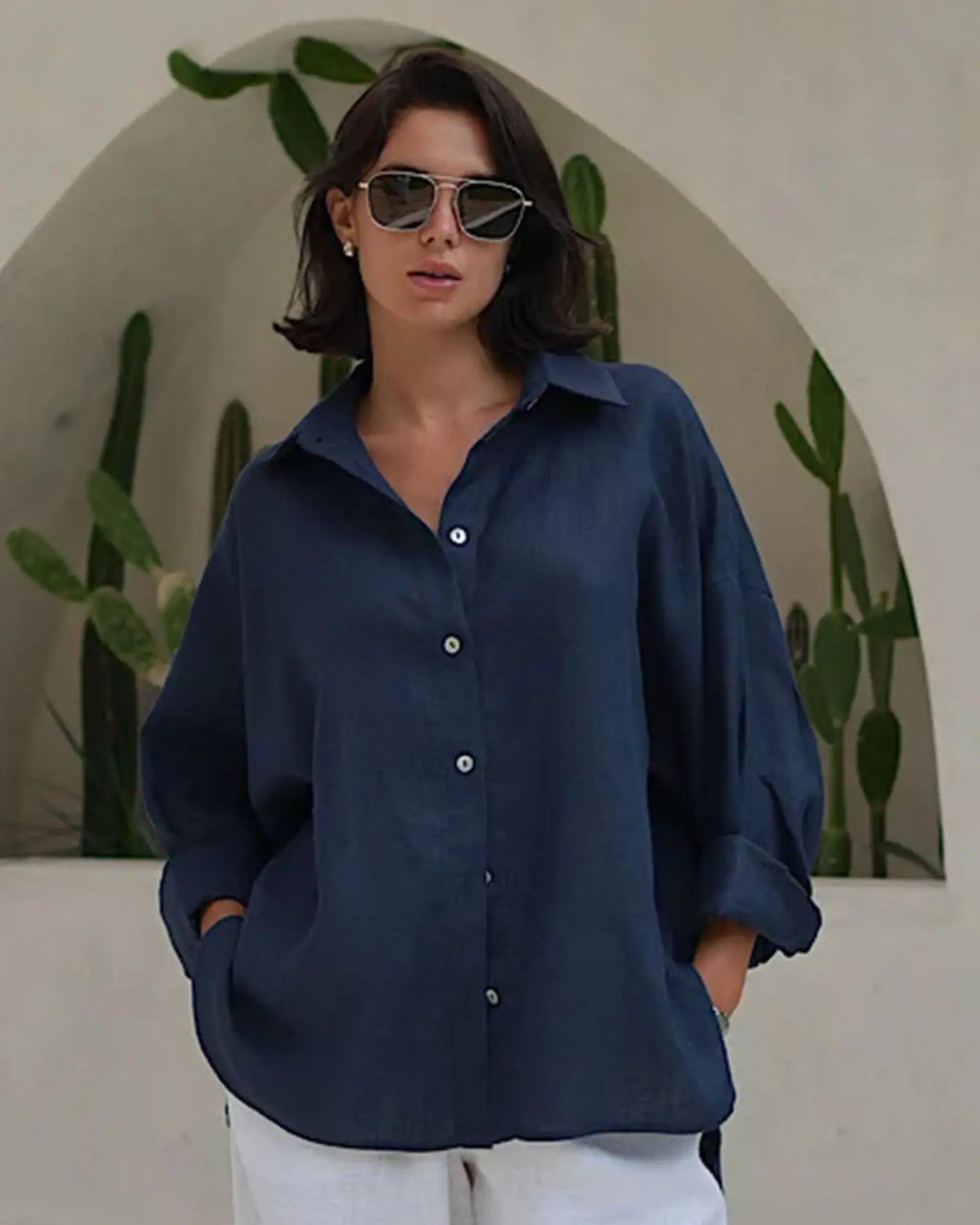 Lazy Loos Plain Women Shirt