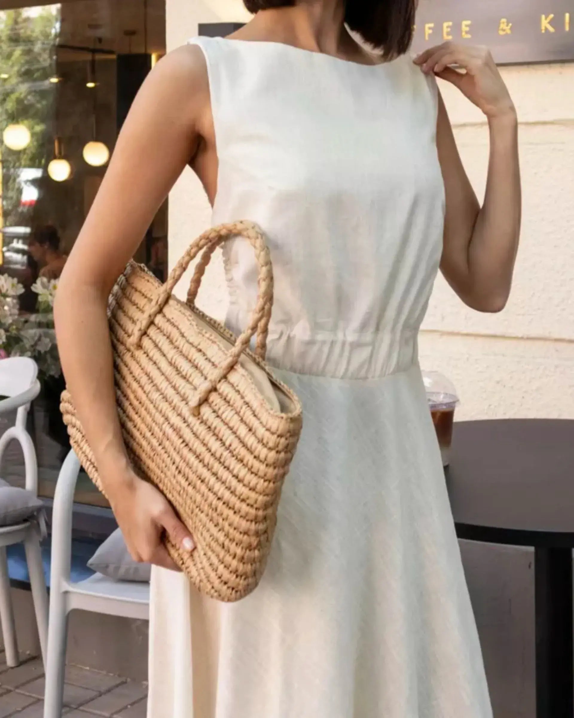 Backless Elastic Waist Full Length Dress