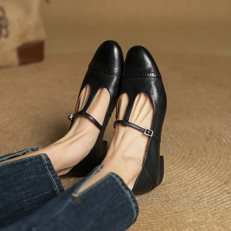 Harriet Real Leather Ballet Flats Shoes