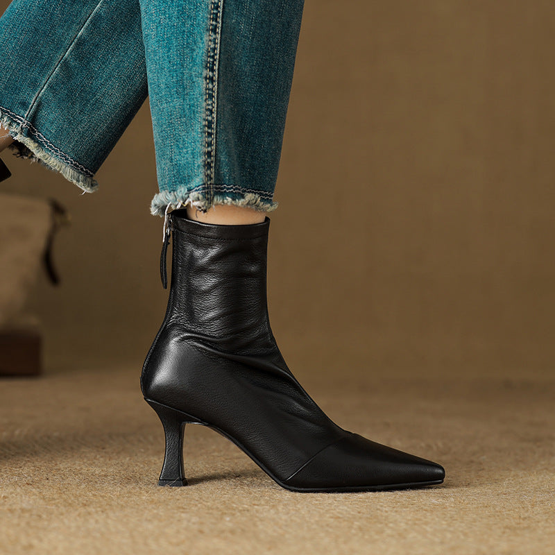 Alena Genuine Leather Boots