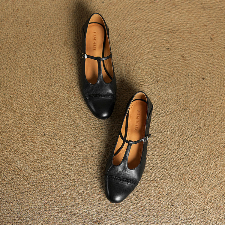 Harriet Real Leather Ballet Flats Shoes