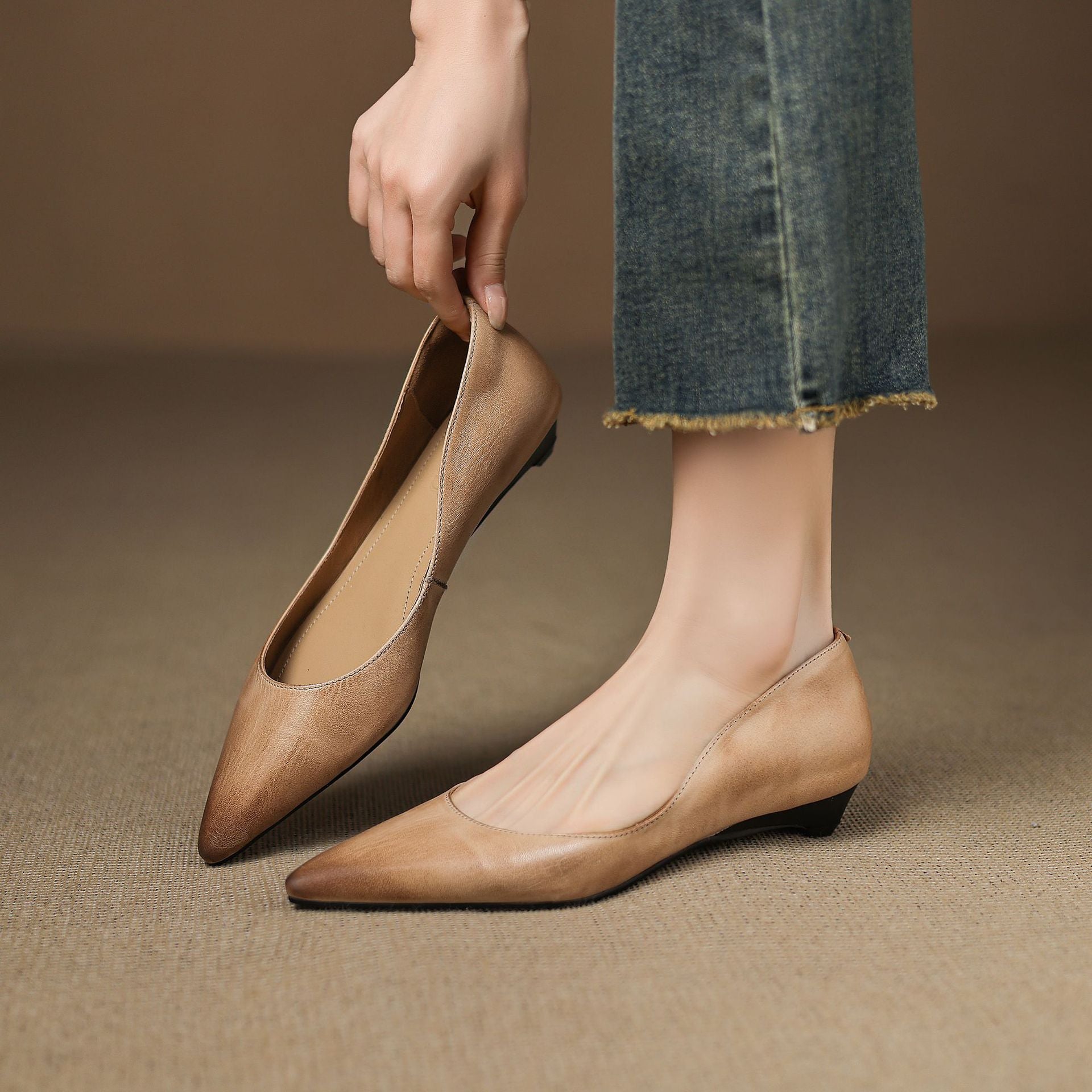 Manole - Genuine Leather Ballet Flats