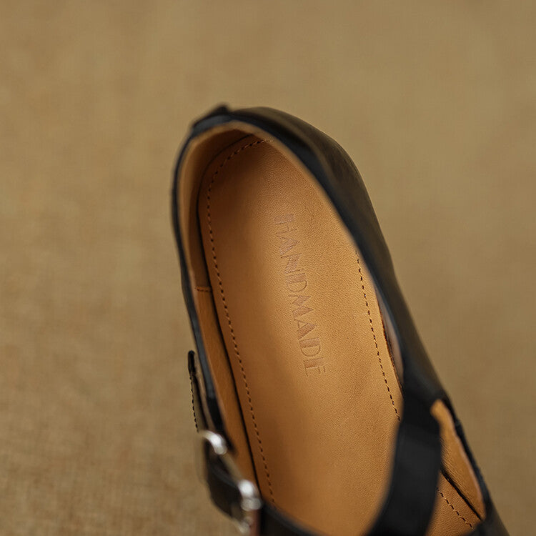 Valora Genuine Leather Ballet Shoes
