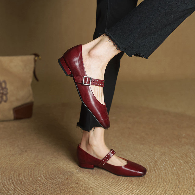 Leona Genuine Leather Shoes