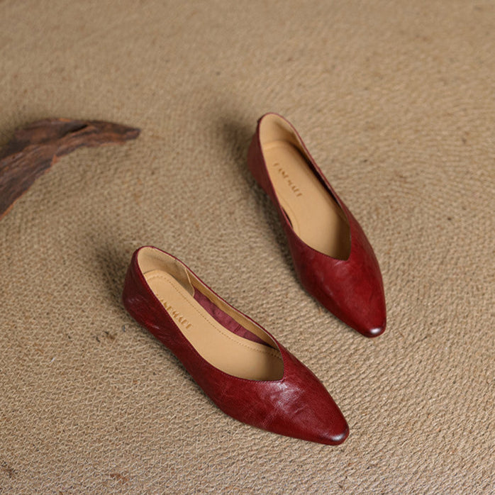 Valmir Authentic Leather Slip-On Mules