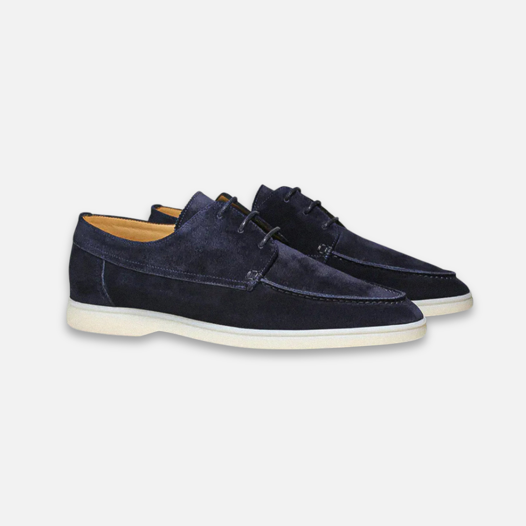 Lorenzo Suede Laced Loafers