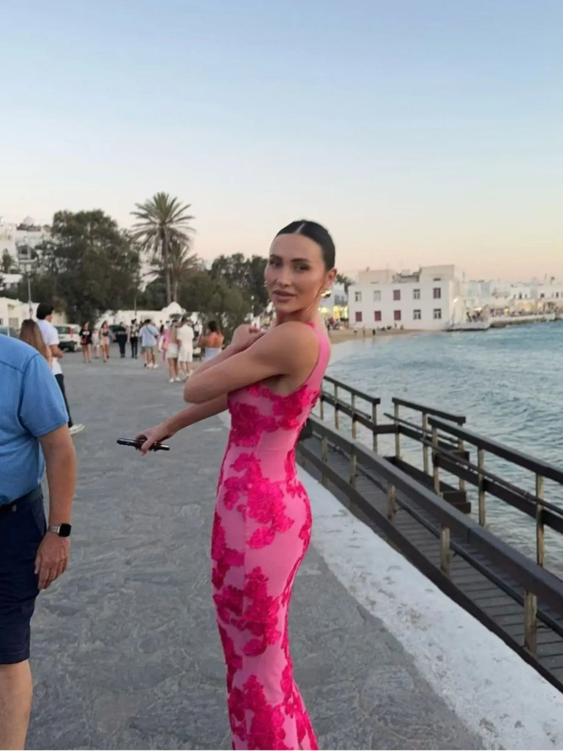 Viola Flower Sleeveless Dress