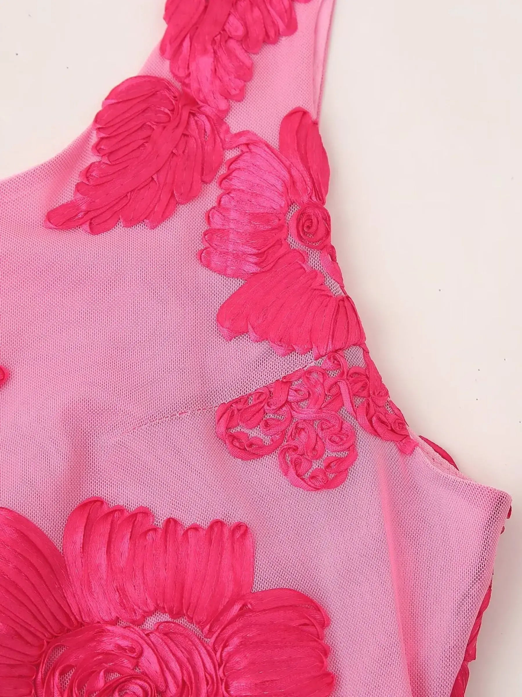 Viola Flower Sleeveless Dress