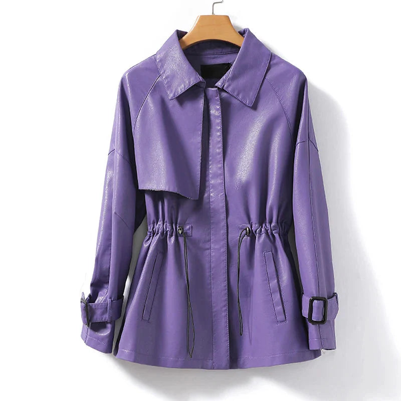 Aria Sheepskin Leather Jacket