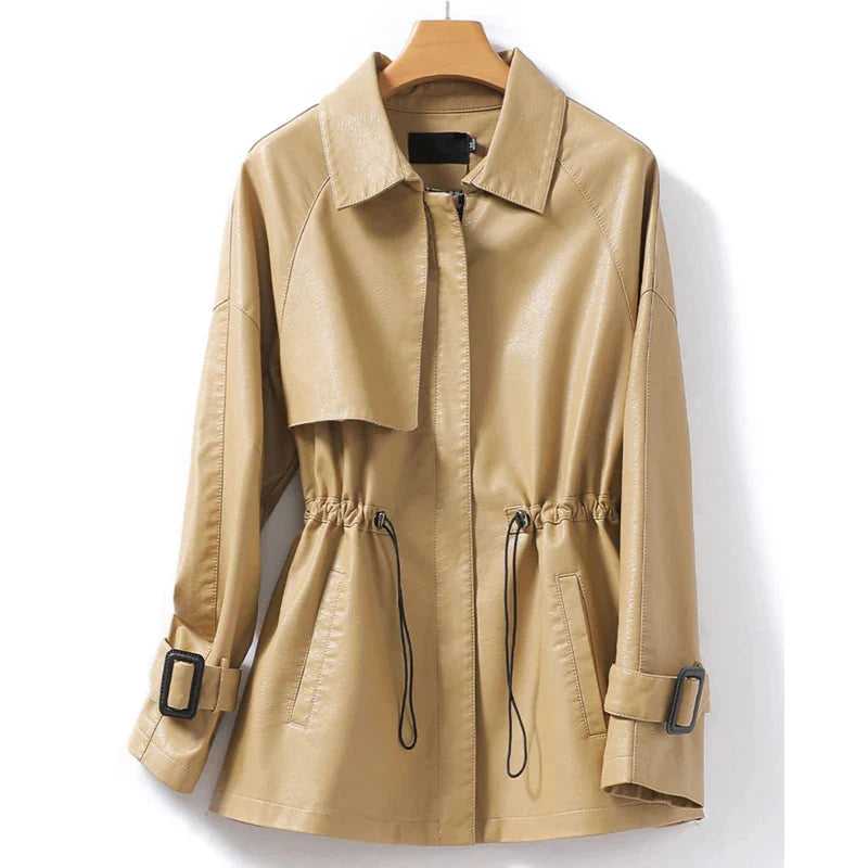 Aria Sheepskin Leather Jacket