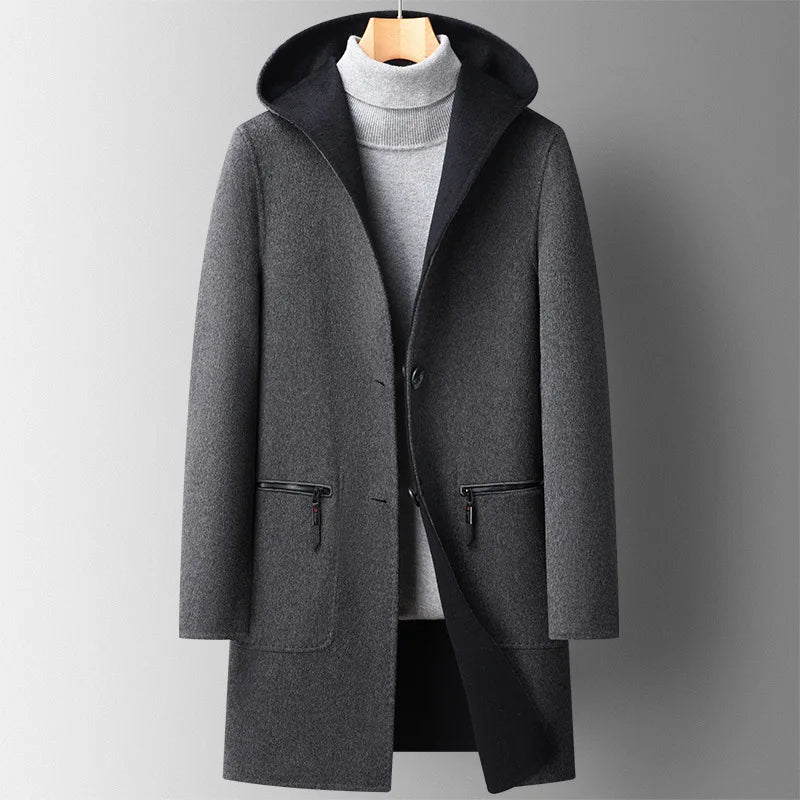 Westwood Cozy Wool Hooded Men Coat
