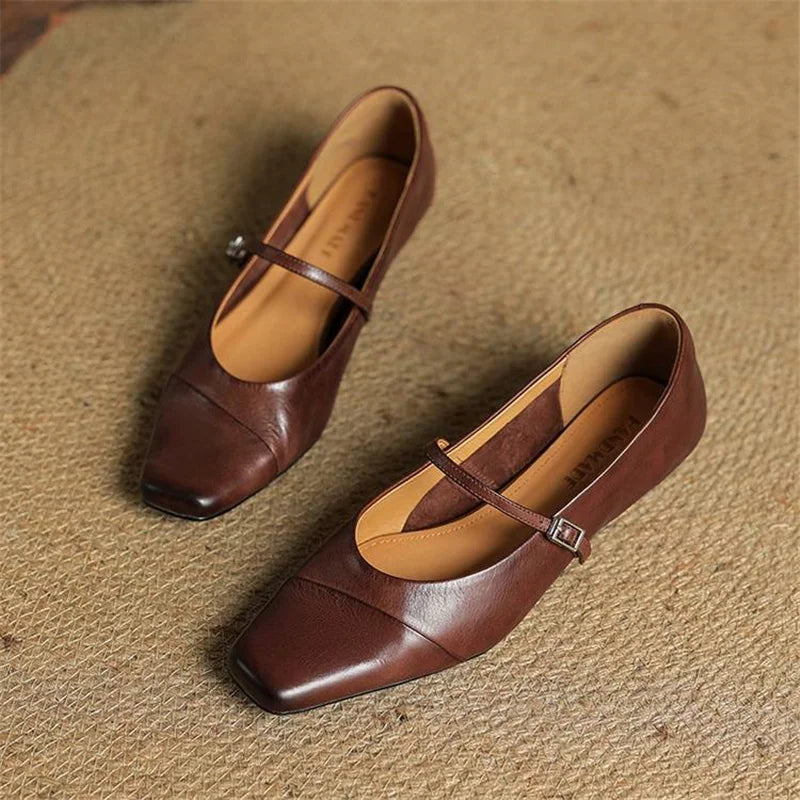 Velin Authentic Leather Heels