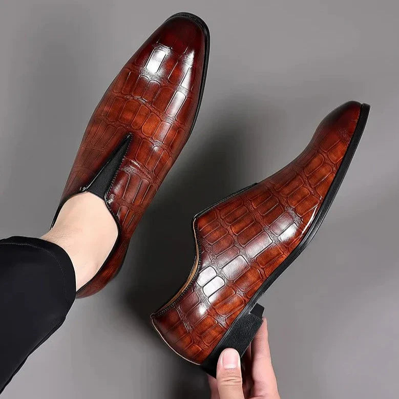CASTOR Genuine Leather Loafers