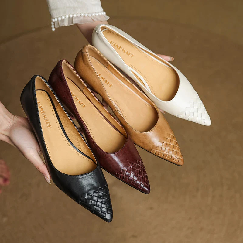 Zelith Genuine Leather Heels