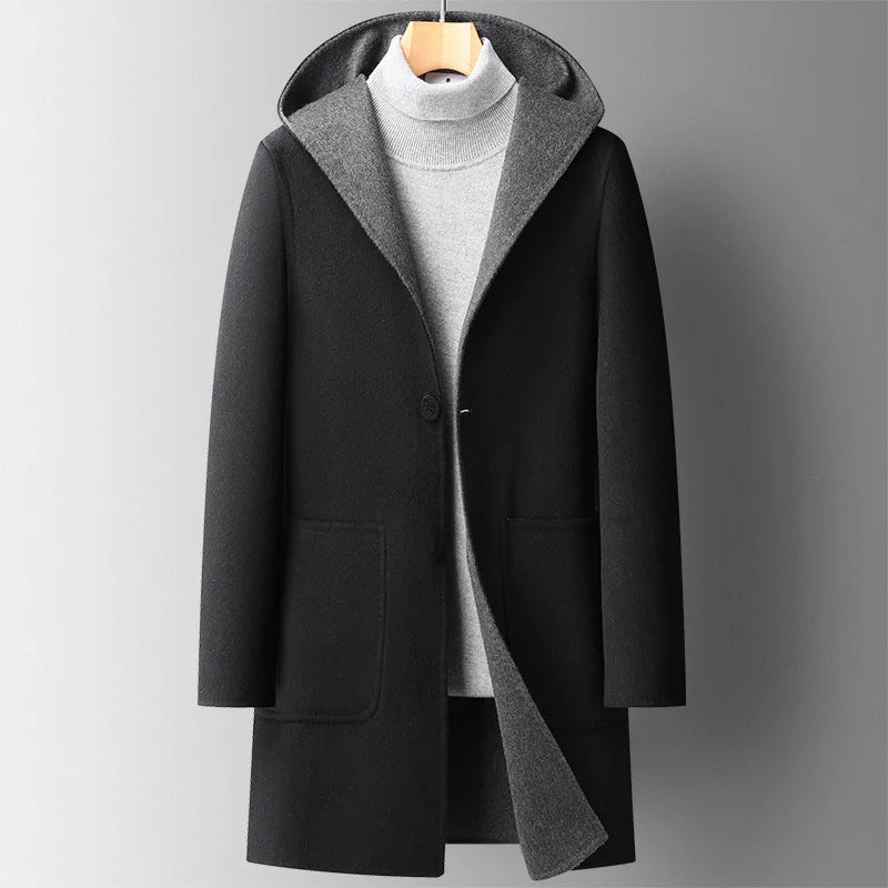 Westwood Cozy Wool Hooded Men Coat