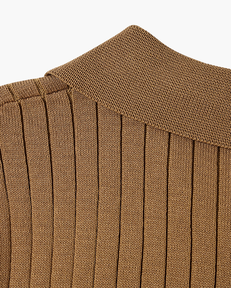 GIMCHEON Knit Polo Tee