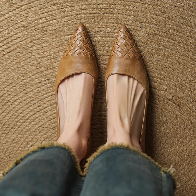 Zelith Genuine Leather Heels