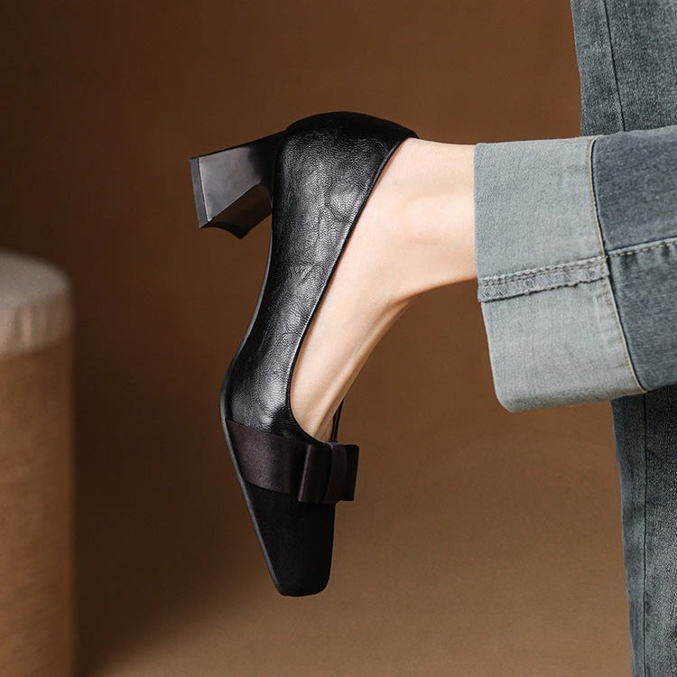 Blair Chunky Heeled Pumps