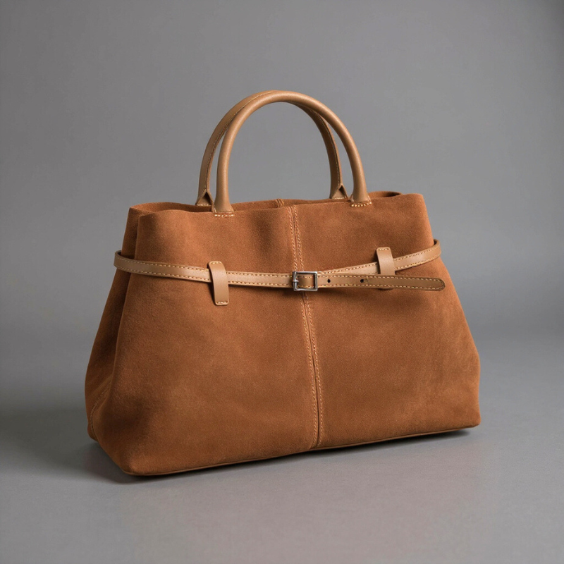 Suede Sutton Tote Bag