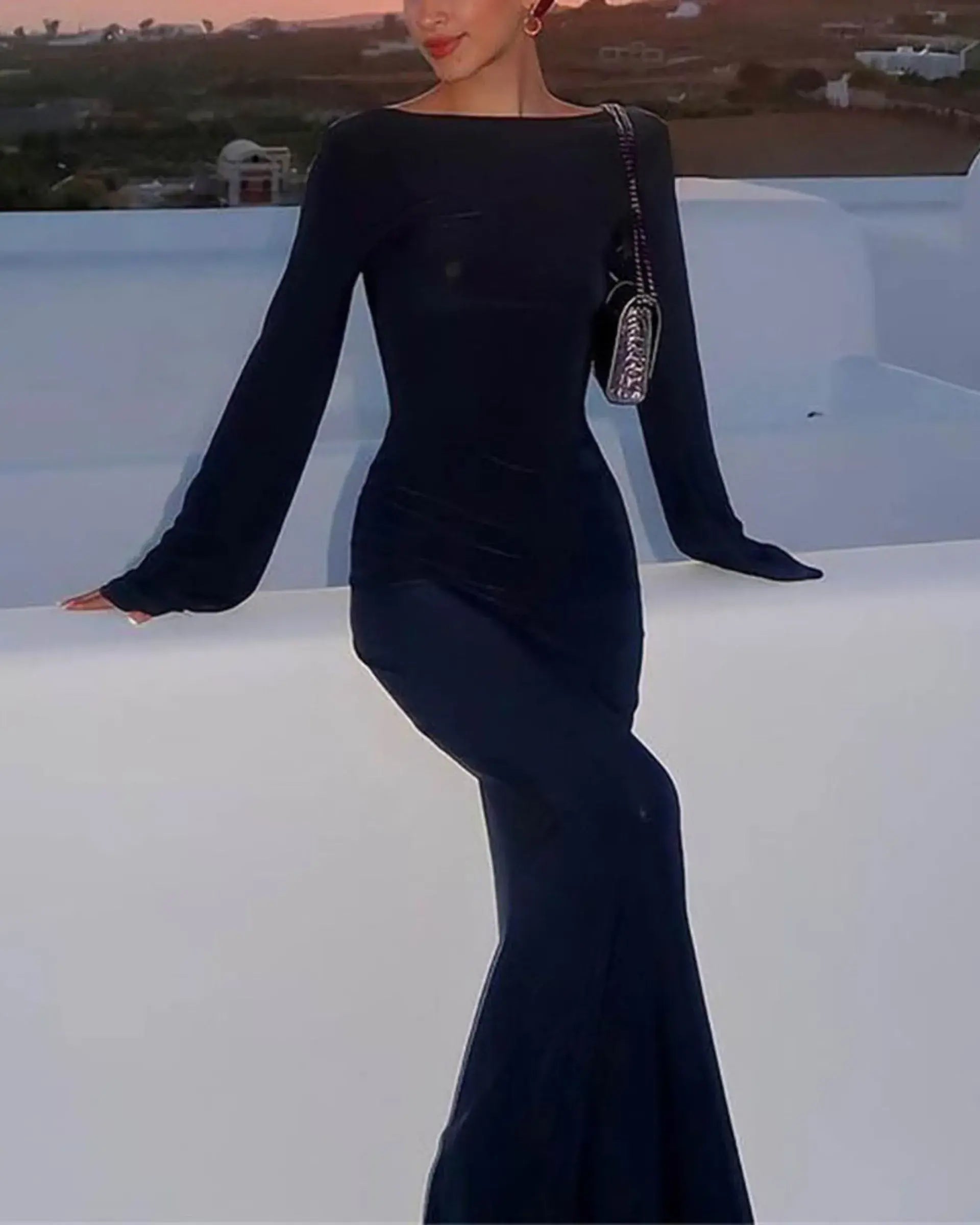 Backless Sunscreen Beach Party Bohemian Dress