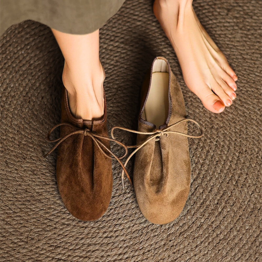 Elara Soft Suede Loafers