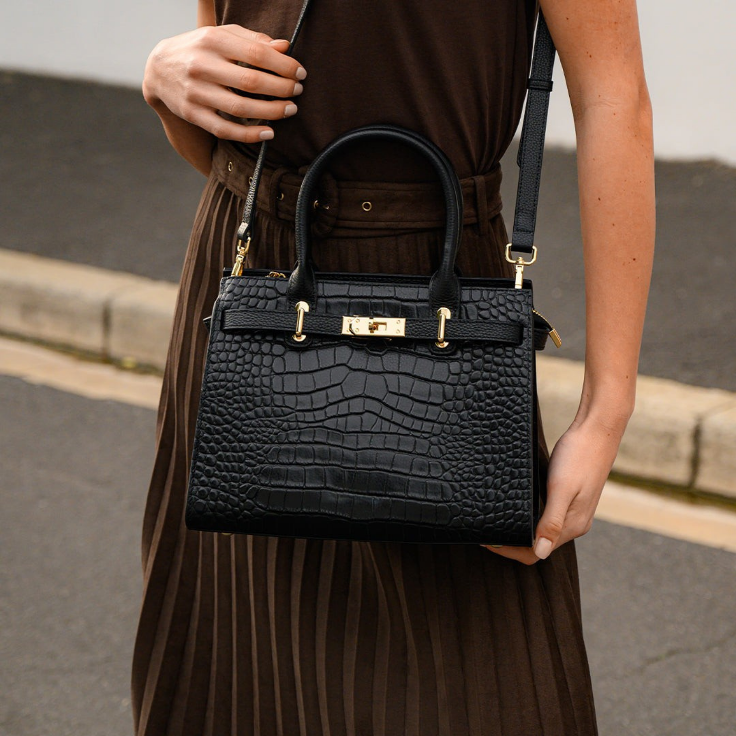 Veronica Genuine Leather Handbag